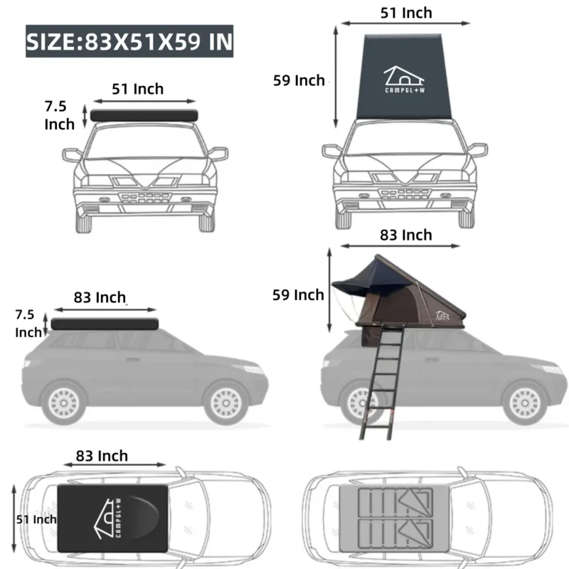 pyramid peak sunshade size